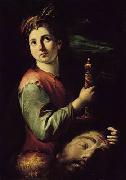 Gioacchino Assereto David with the Head of Goliath oil